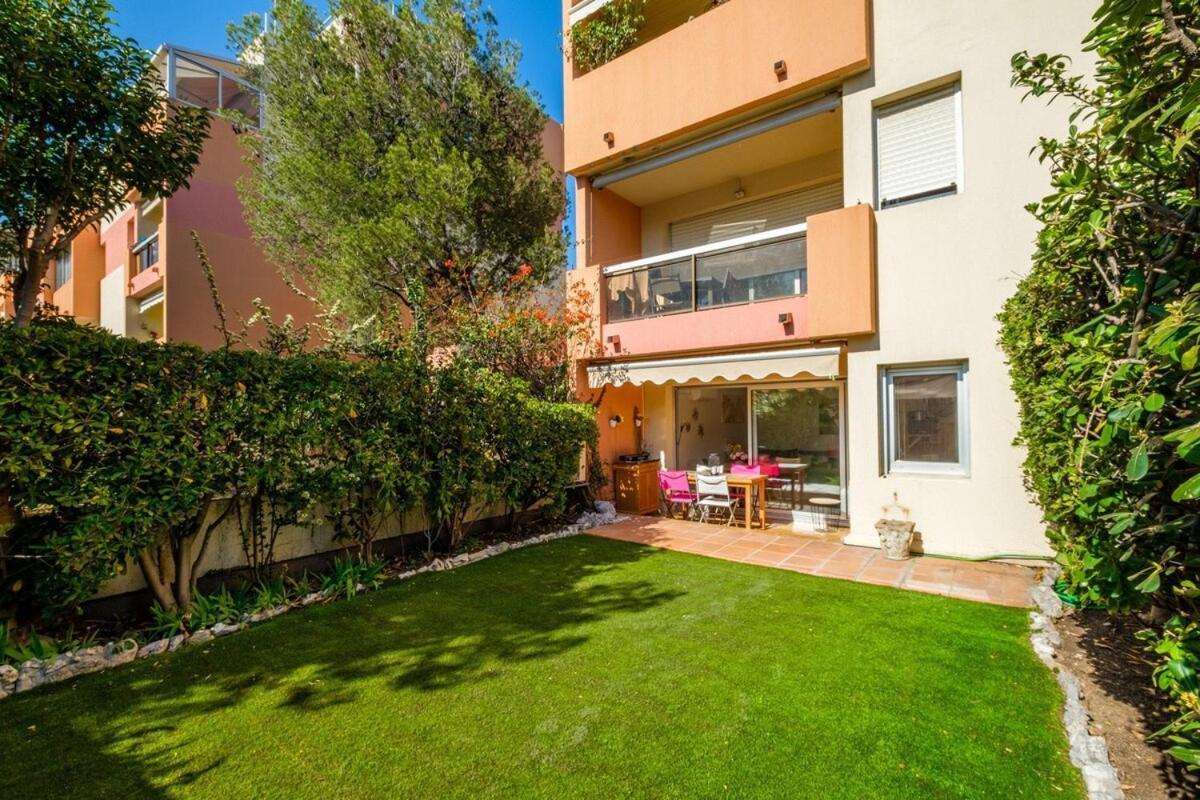 Апартаменти Le Riviera ~ Jardin ~ Parking ~ Climatisation Кань-сюр-Мер Екстер'єр фото