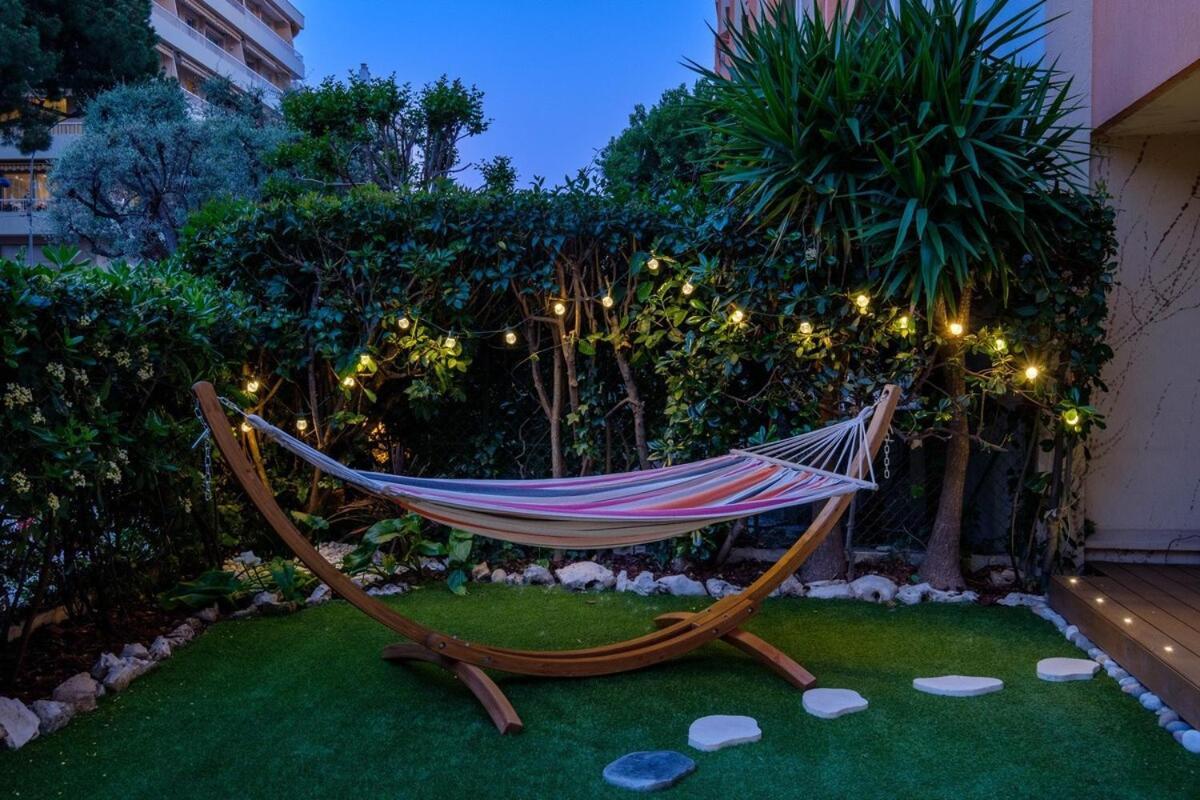 Апартаменти Le Riviera ~ Jardin ~ Parking ~ Climatisation Кань-сюр-Мер Екстер'єр фото