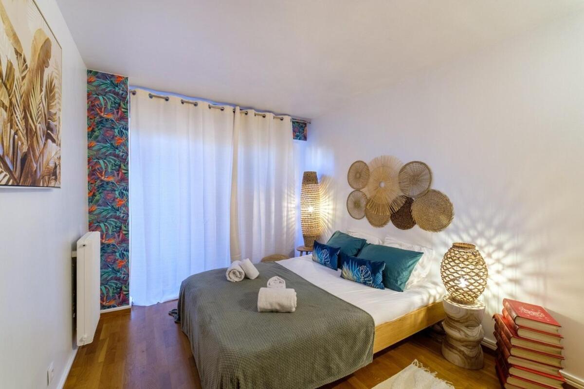 Апартаменти Le Riviera ~ Jardin ~ Parking ~ Climatisation Кань-сюр-Мер Екстер'єр фото