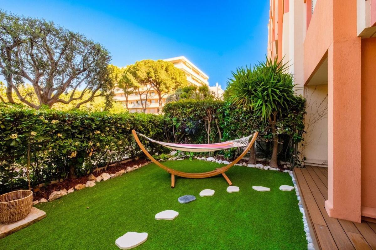 Апартаменти Le Riviera ~ Jardin ~ Parking ~ Climatisation Кань-сюр-Мер Екстер'єр фото