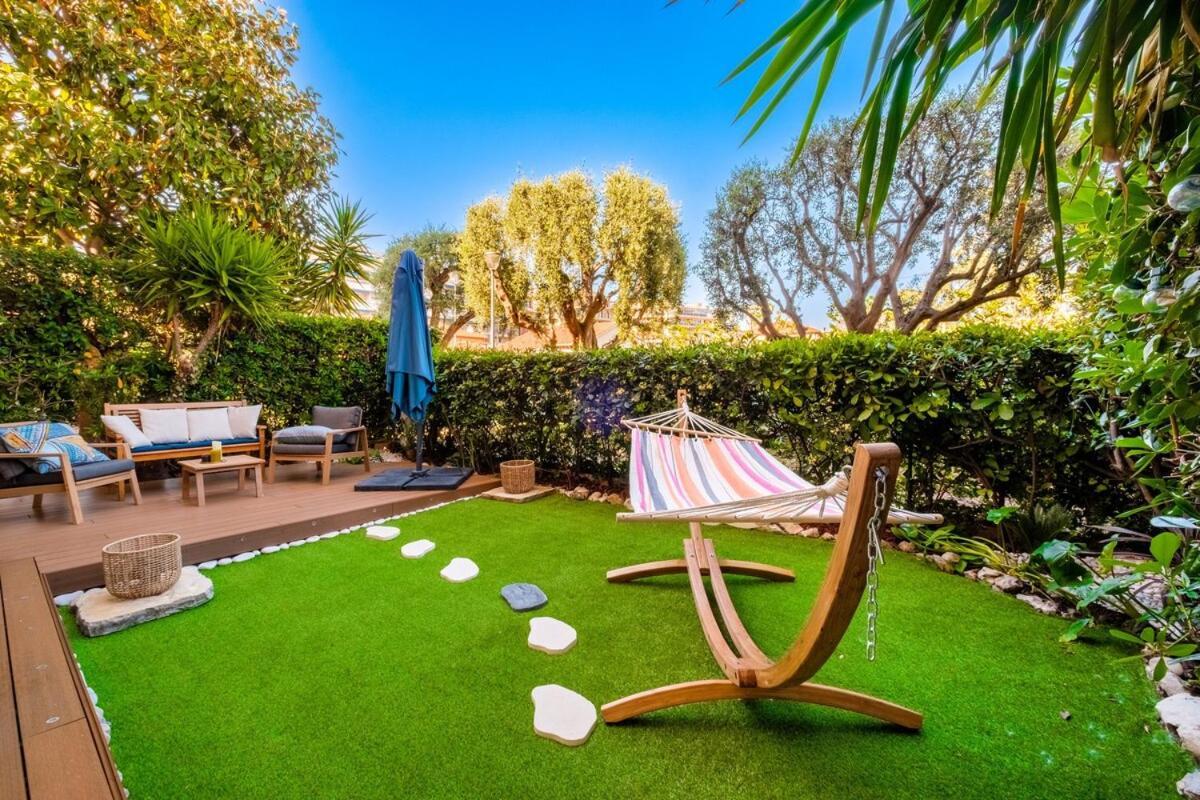 Апартаменти Le Riviera ~ Jardin ~ Parking ~ Climatisation Кань-сюр-Мер Екстер'єр фото
